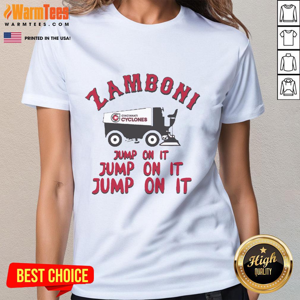 Official Cincinnati Cyclones Zamboni T-Shirt - Image 3