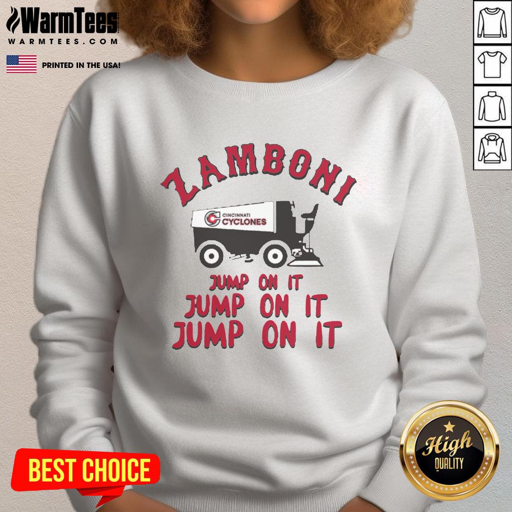 Official Cincinnati Cyclones Zamboni T-Shirt - Image 5
