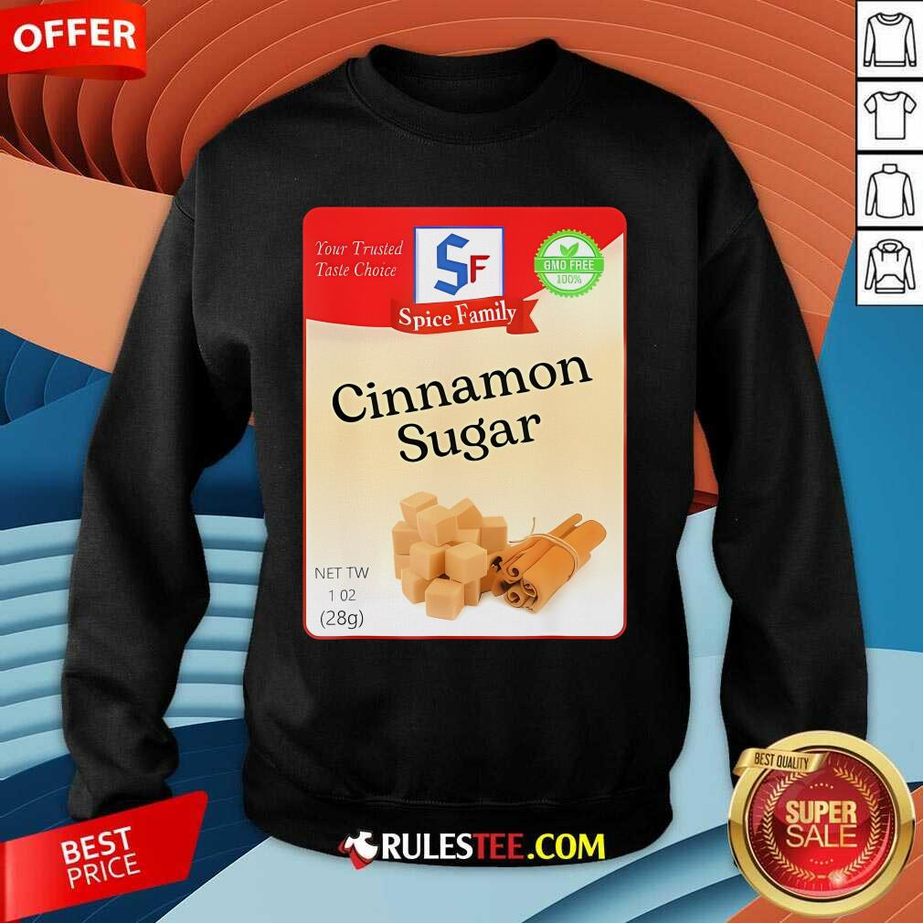 Official Cinnamon Sugar Condiment Holiday Spice Group Your Trusted Taste Choice T-Shirt - Image 3