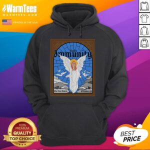 Alternative view of Official Clairo Immunity Angel Stained Glass T-Shirt