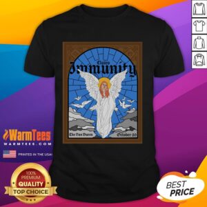 Official Clairo Immunity Angel Stained Glass T-Shirt