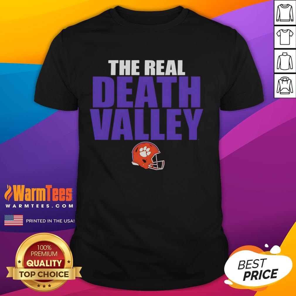 Official Clemson Tigers The Real Death Valley Helmet T-Shirt