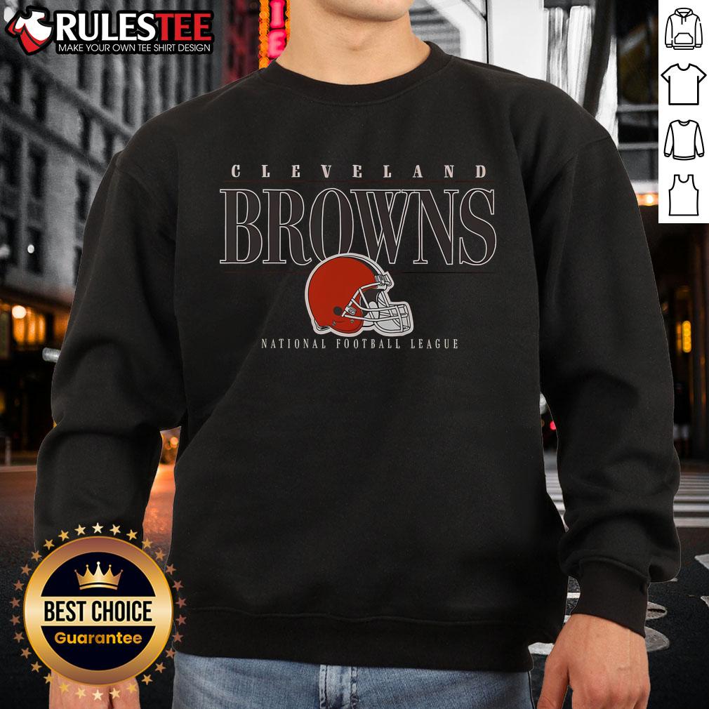 Official Cleveland Browns Signature Bar T-Shirt - Image 5