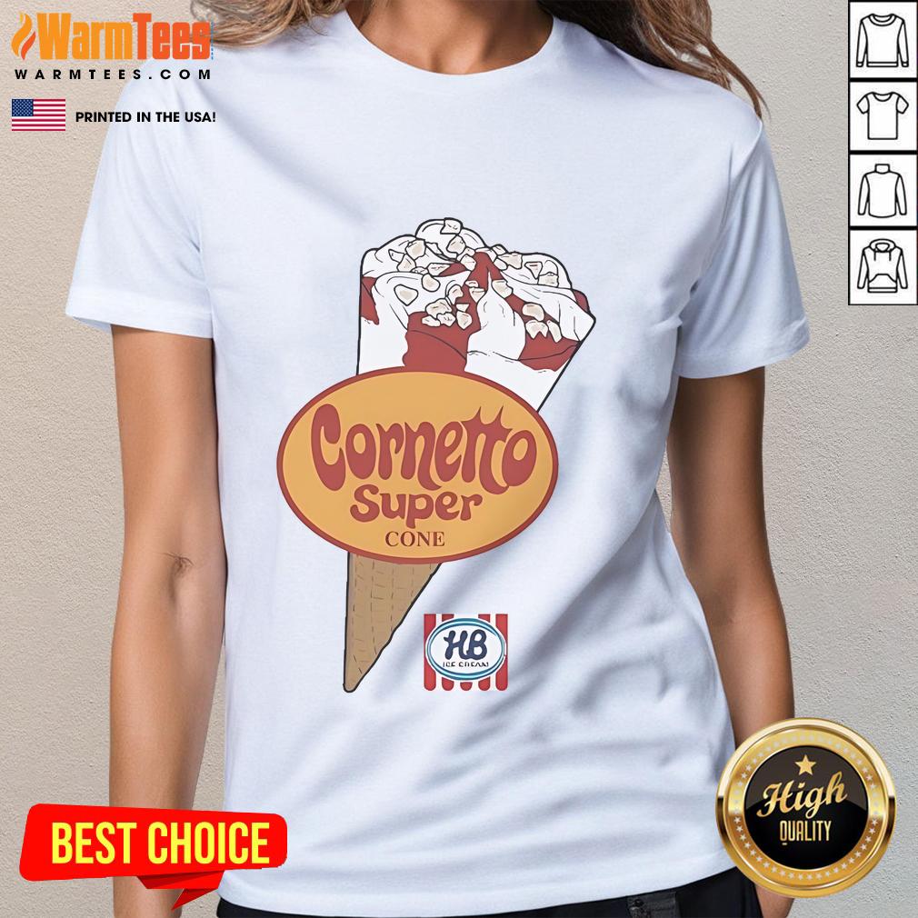 Official Cornetto Super Cone Ice Cream T-Shirt - Image 3
