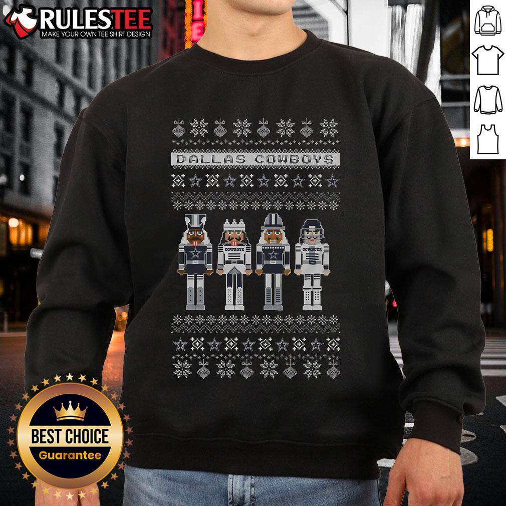 Official Dallas Cowboys Holiday Nutcracker T-Shirt - Image 5