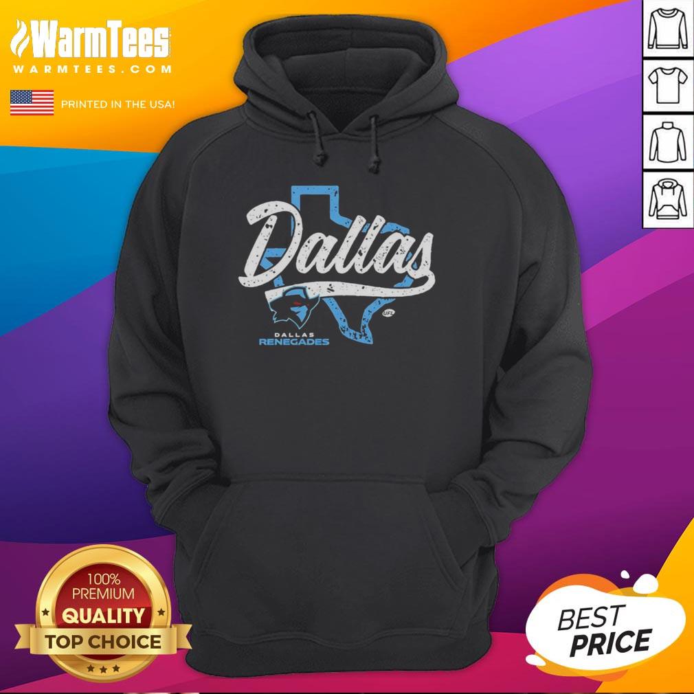 Official Dallas Renegades Ufl State Outline T-Shirt - Image 2