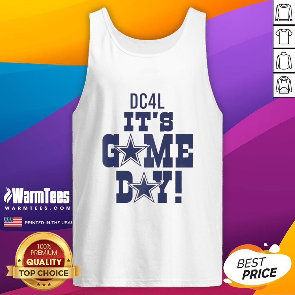 Official Dc4l It's Game Day Dallas Cowboys Logo T-Shirt - Image 4
