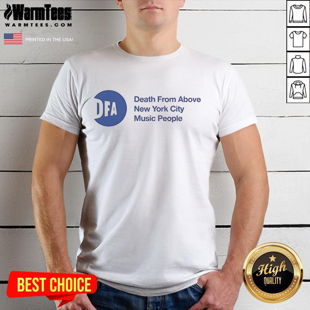 Official Death From Above New York City Music People T-Shirt