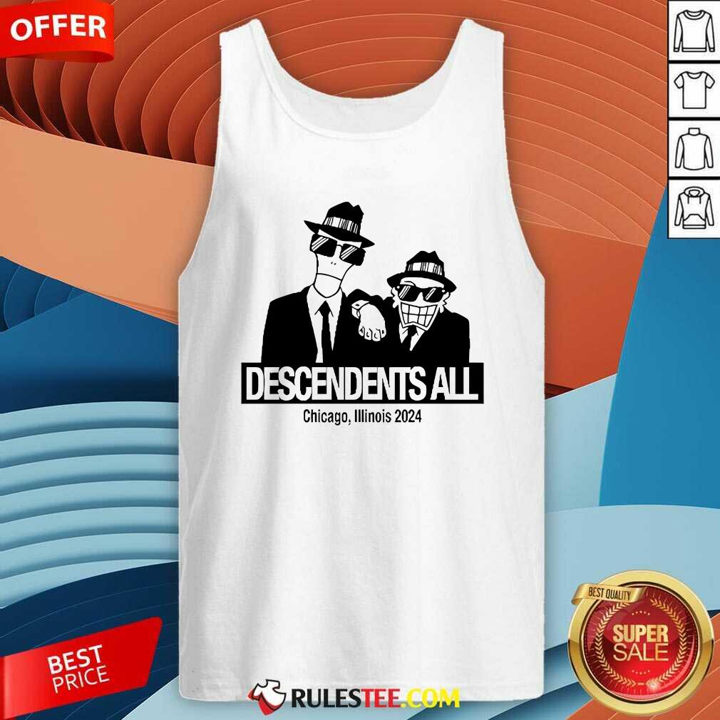 Official Descendents All Chicago Illinois 2024 T-Shirt - Image 3