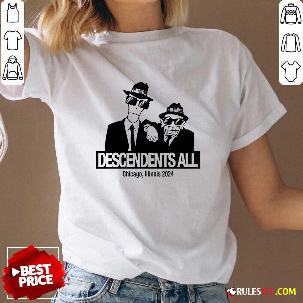 Official Descendents All Chicago Illinois 2024 T-Shirt - Image 2