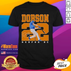Official Dobson 22 Redfox BC Baseball T-Shirt