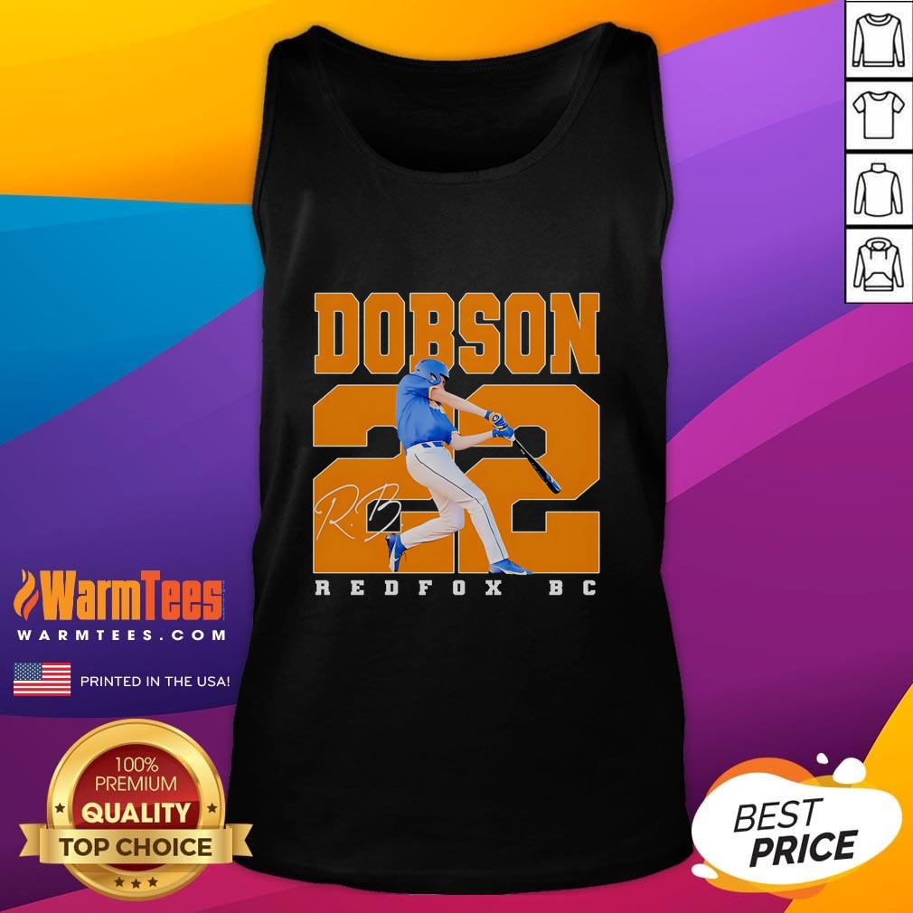 Official Dobson 22 Redfox BC Baseball T-Shirt - Image 4