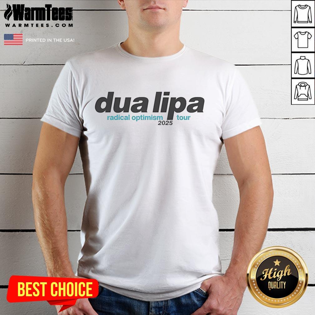 Official Dua Lipa Radical Optimism Tour 2025 T-Shirt