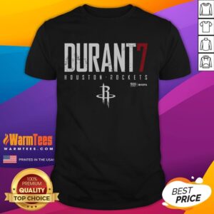 Official Durant 7 Houston Rockets 500 Level NBPA T-Shirt