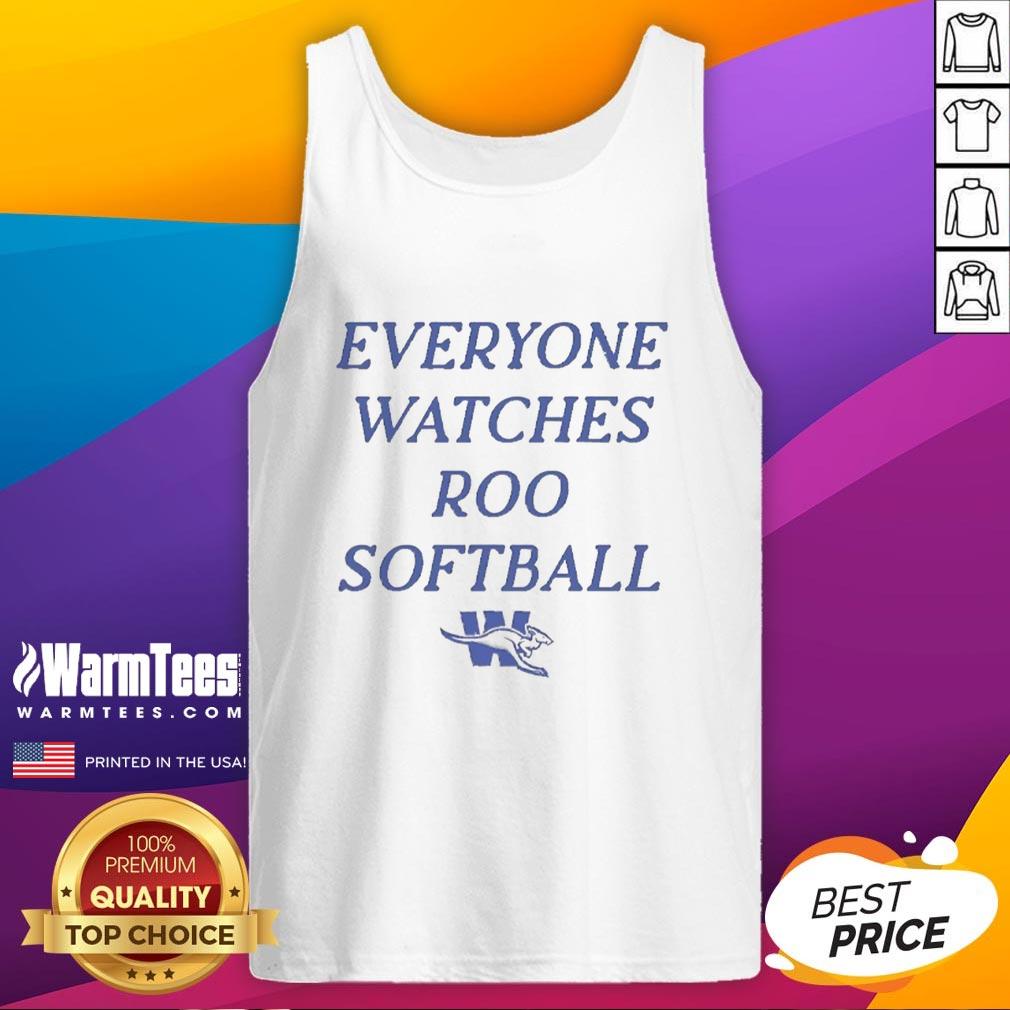 Official Everyone Watches Roo Softball Weatherford Kangaroos T-Shirt - Image 4