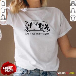 Alternative view of Official Fabrique Yuno 1gb Usb Gigachi T-Shirt