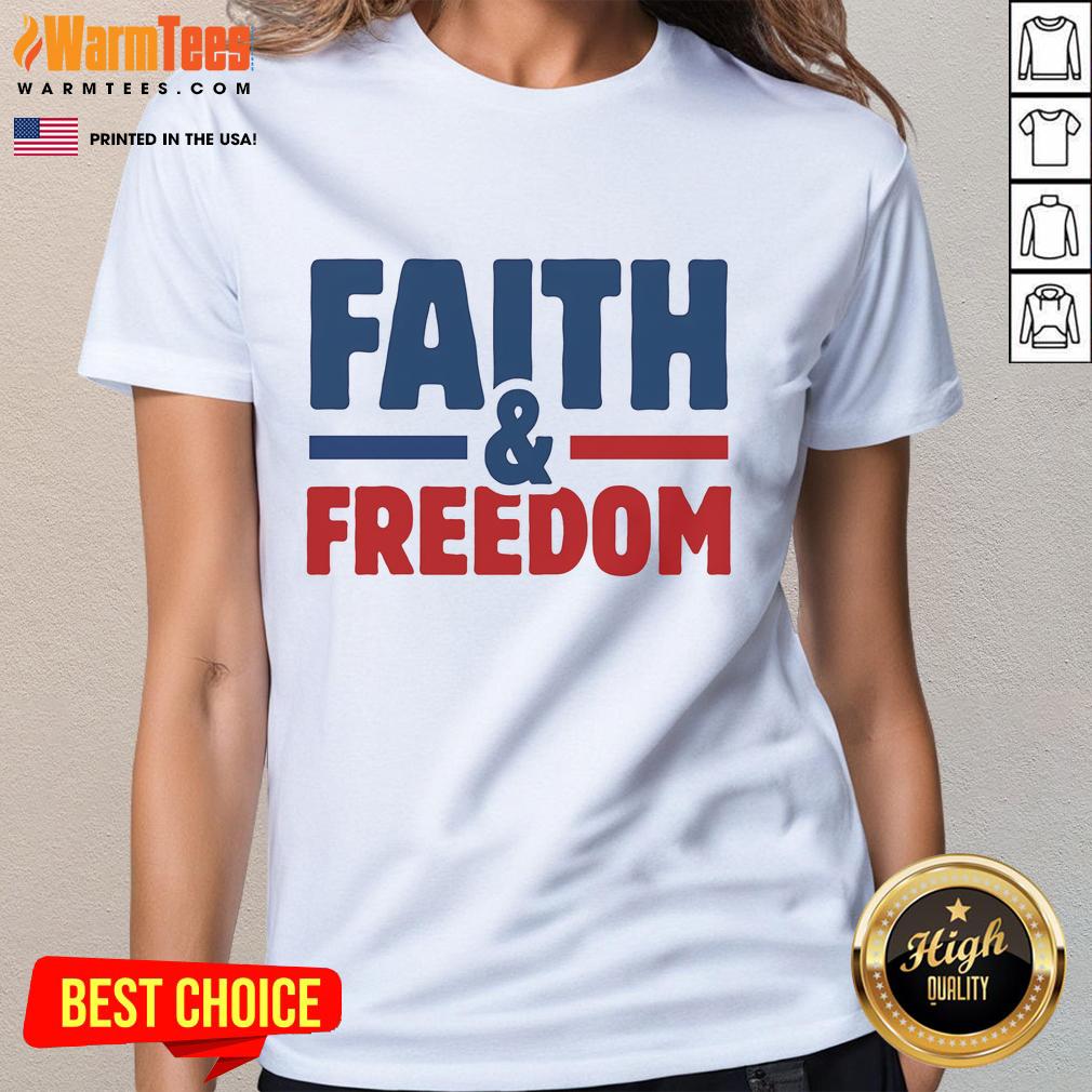 Official Faith And Freedom T-Shirt - Image 3