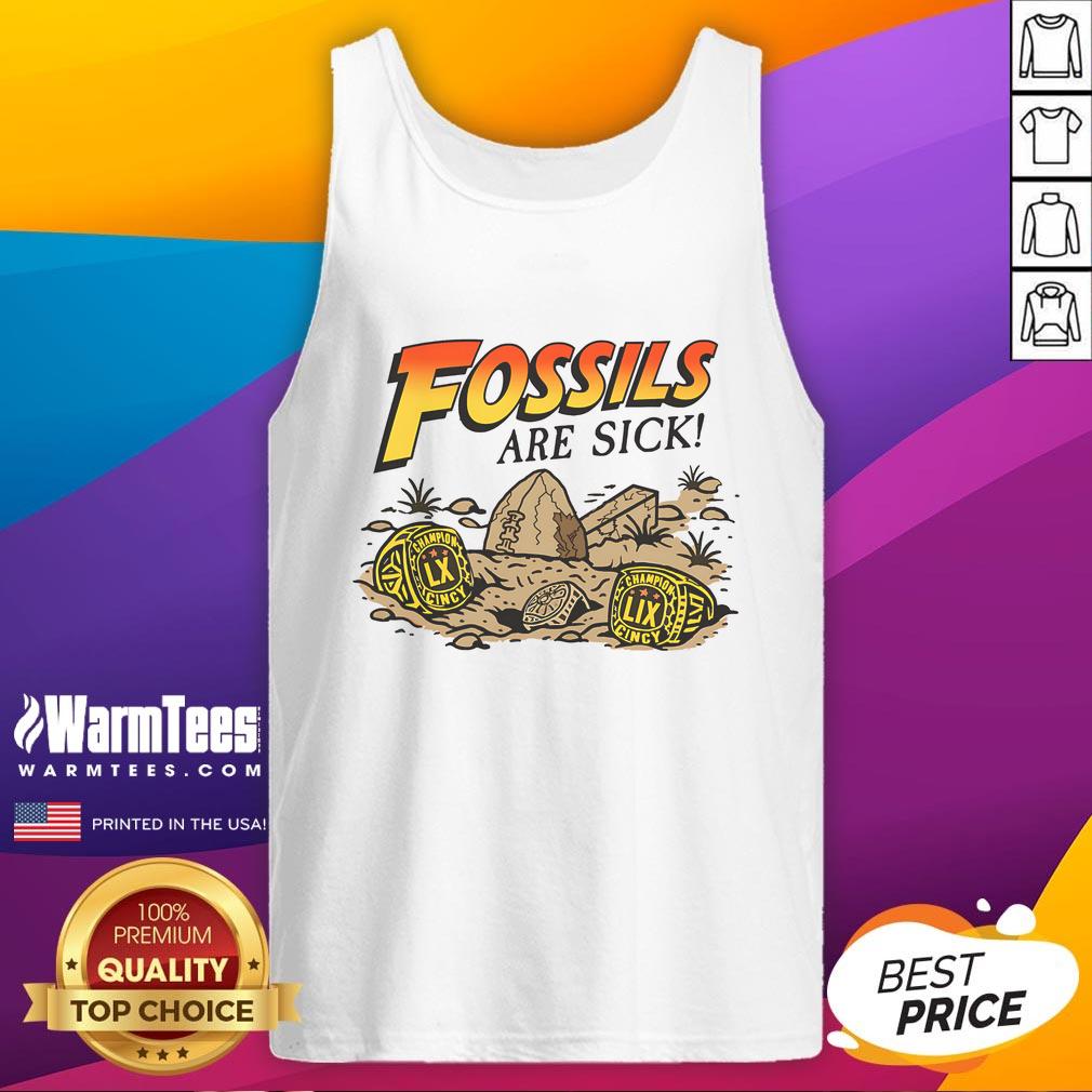 Official Fossils Are Sick LIX Champion Cincy T-Shirt - Image 4