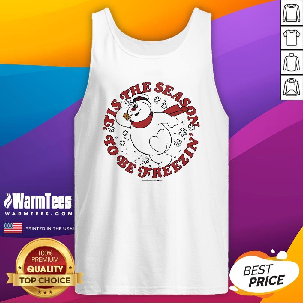 Official Frosty Tis The Season To Be Freezin T-Shirt - Image 5