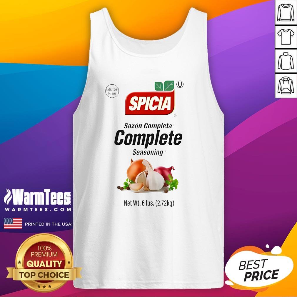 Official Gluten Free Spicia Sazon Completa Complete Seasoning Net Wt 6 Lbs 2 72kg 2024 T-Shirt - Image 5