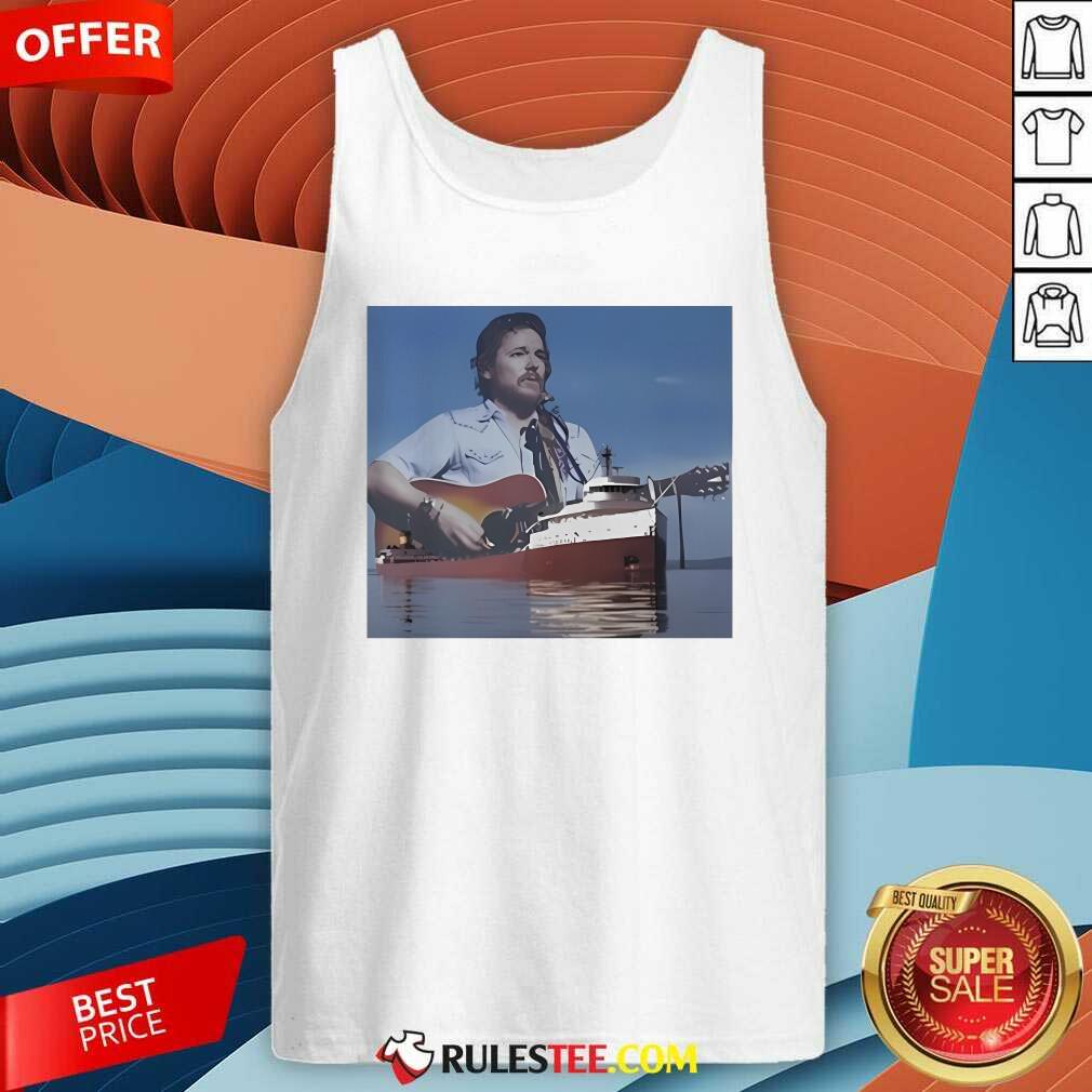 Official Gordon Lightfoot And Edmund Fitzgerald T-Shirt - Image 3