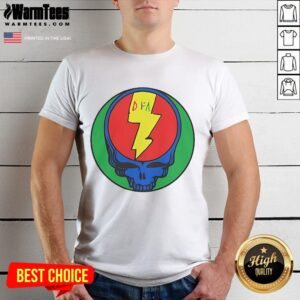 Official Grateful Dead Dfa Records Pinwheel Stealie T-Shirt