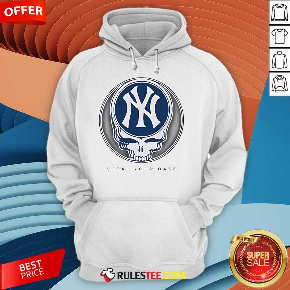 Official Grateful Dead X New York Yankees Steal Your Base T-Shirt - Image 5