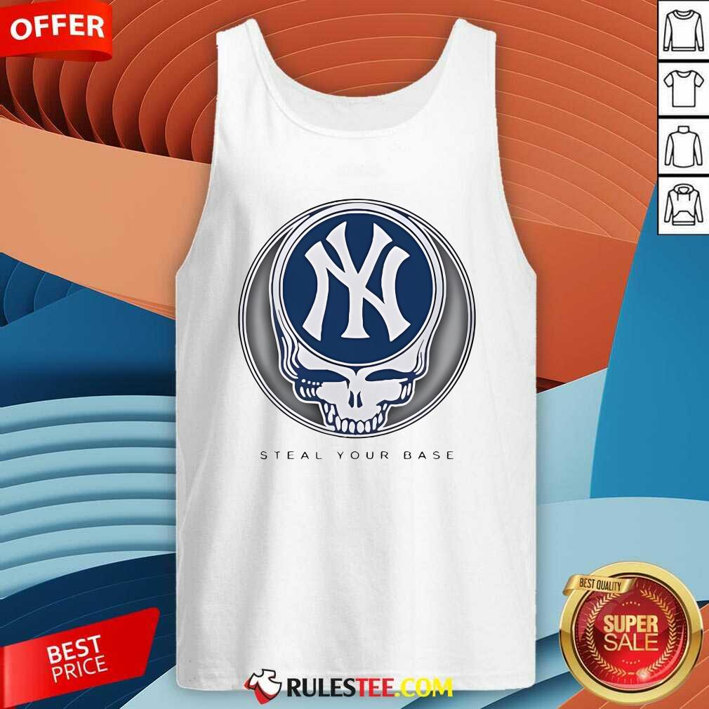 Official Grateful Dead X New York Yankees Steal Your Base T-Shirt - Image 3
