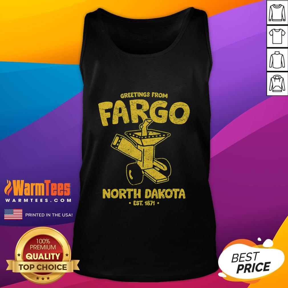 Official Greetings From Fargo North Dakota Est 1871 T-Shirt - Image 4