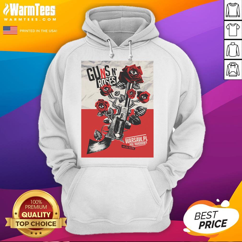 Official Guns N' Roses Shows Warsaw Pl July 12 2025 Eyes T-Shirt - Image 2