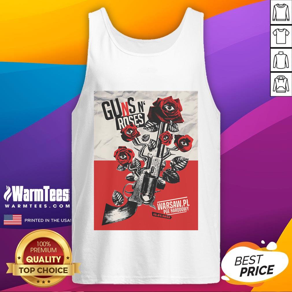 Official Guns N' Roses Shows Warsaw Pl July 12 2025 Eyes T-Shirt - Image 4