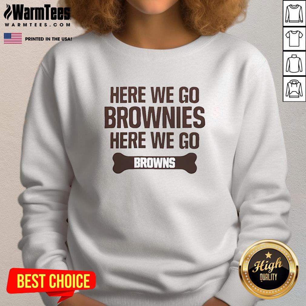 Official Here We Go Brownies Here We Go T-Shirt - Image 4