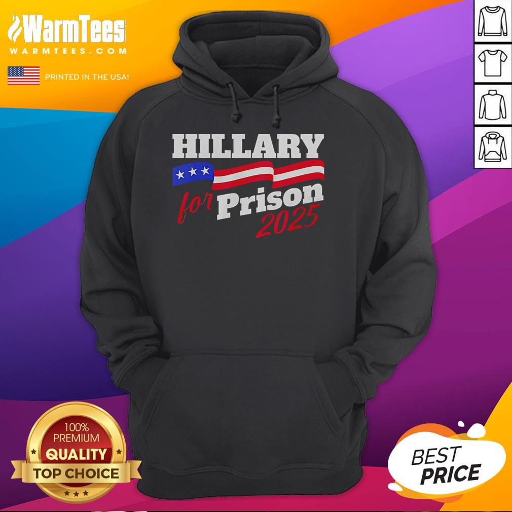 Official Hillary For Prison 2025 Maga T-Shirt - Image 2