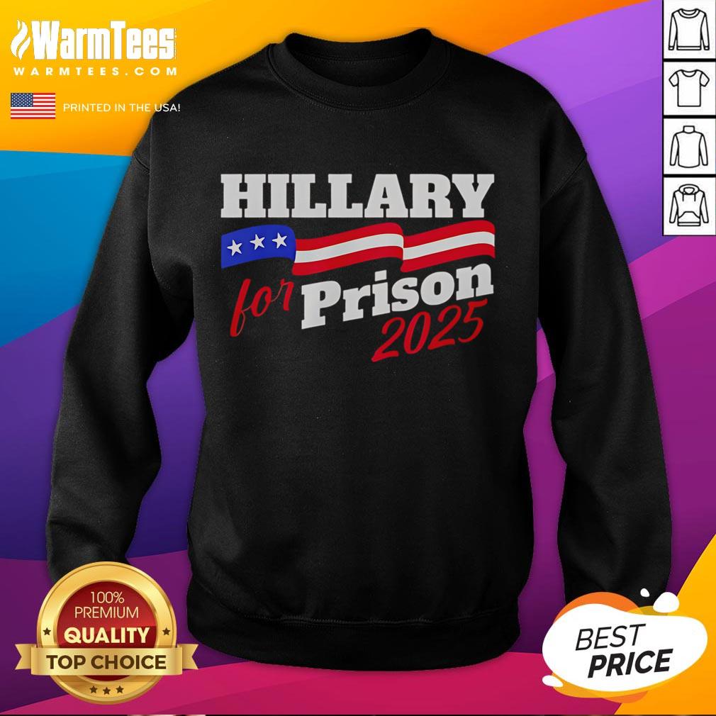 Official Hillary For Prison 2025 Maga T-Shirt - Image 5