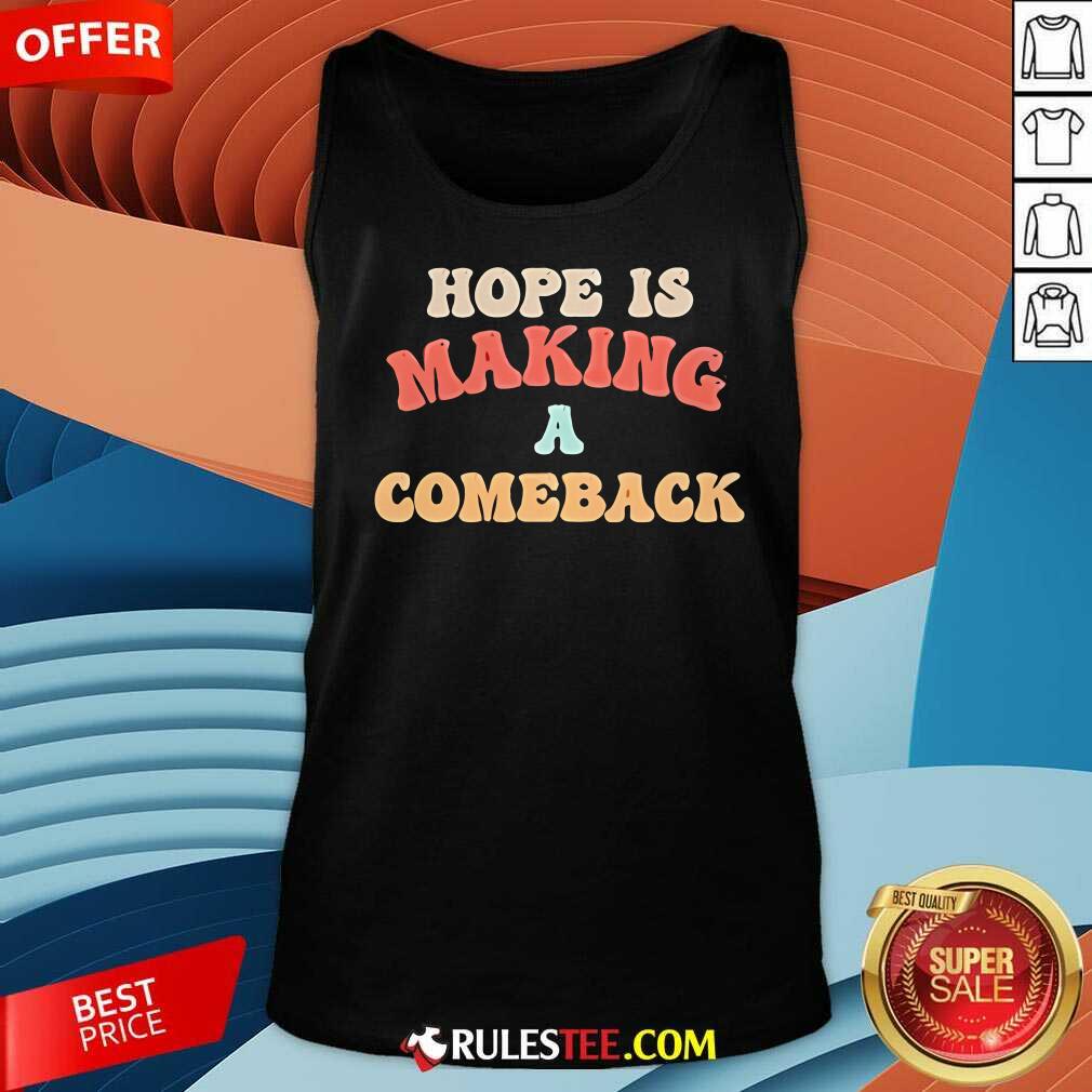 Official Hope Is Making A Comeback Kamala Harris Walz Walz Vintage T-Shirt - Image 5