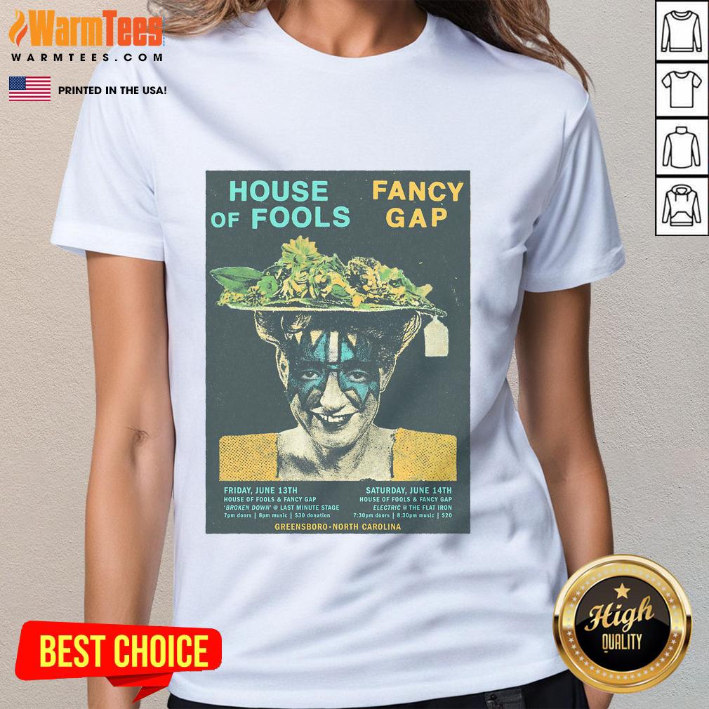 Official House Of Fools & Fancy Gap Greensboro NC 2025 T-Shirt - Image 3