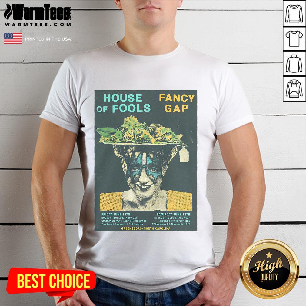 Official House Of Fools & Fancy Gap Greensboro NC 2025 T-Shirt
