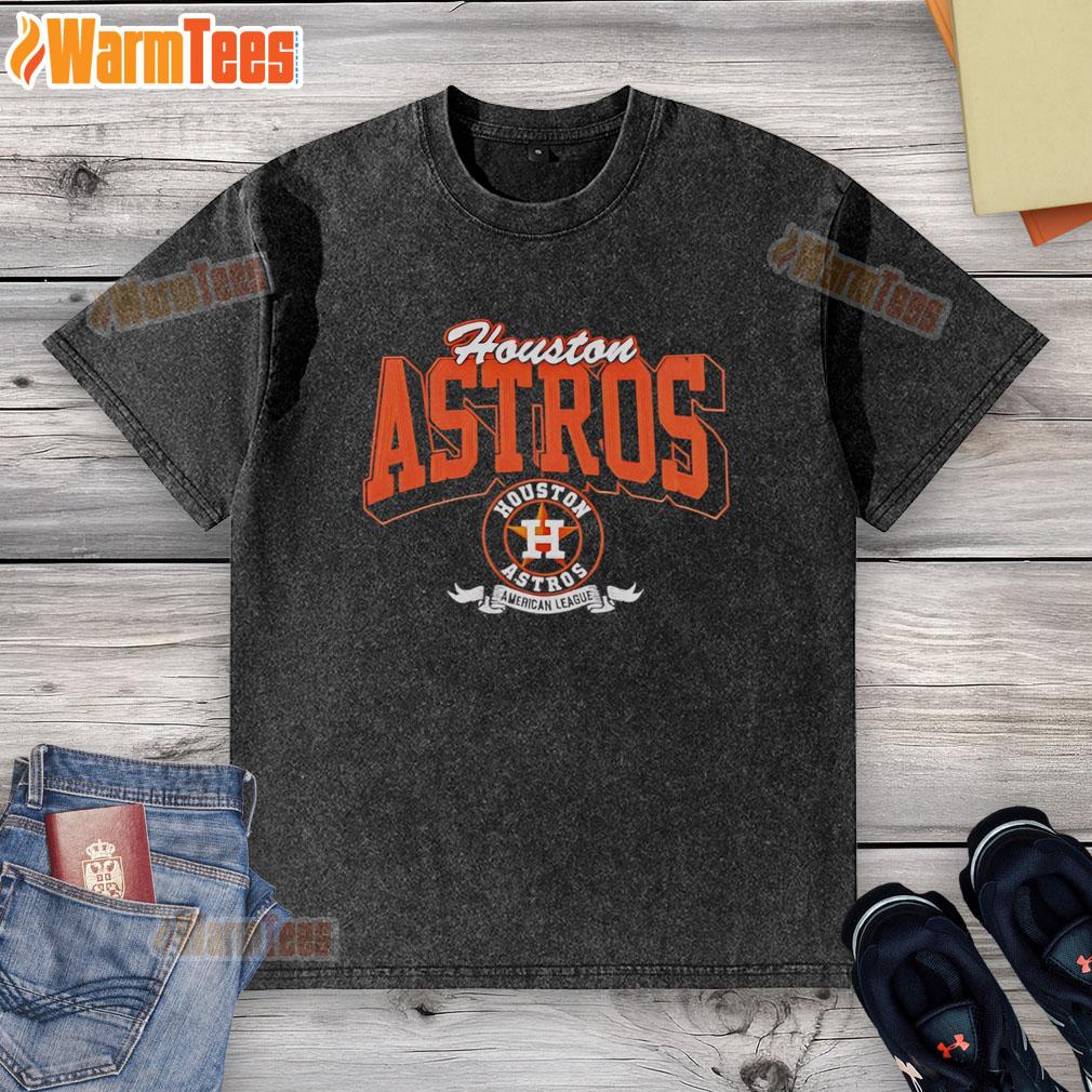 Official Houston Astros Team Badge American League T-Shirt - Image 6