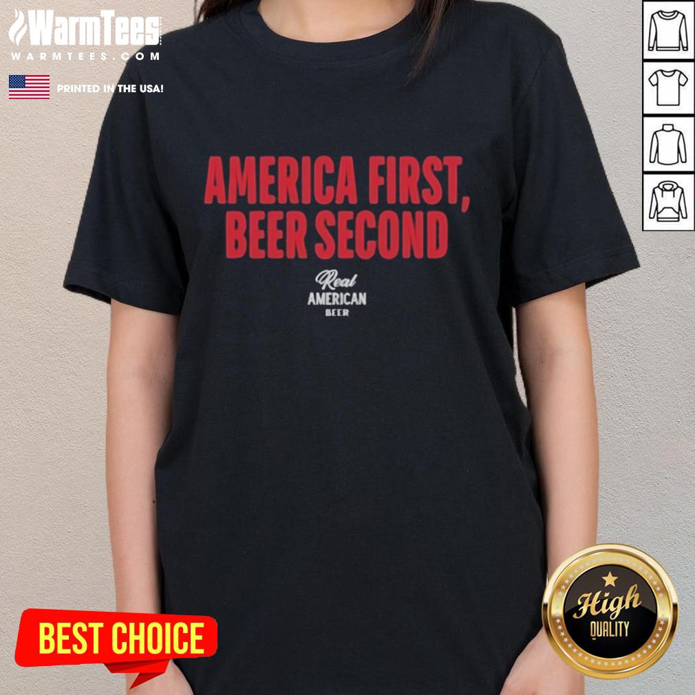 Official Hulk Hogan America First Beer Second T-Shirt - Image 3