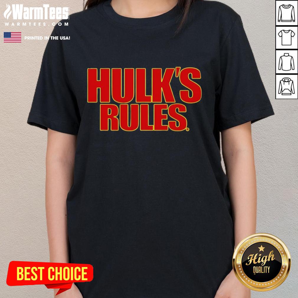 Official Hulk's Rules Hulk Hogan T-Shirt - Image 3