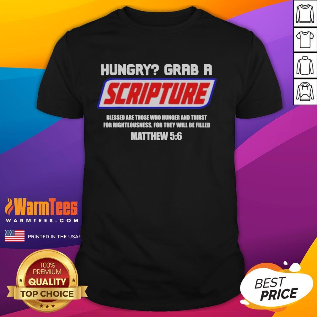 Official Hungry Grab A Scripture Christian T-Shirt