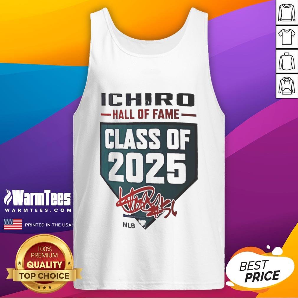 Official Ichiro Suzuki Hall Of Fame Class Of 2025 Seattle Mariners Signature T-Shirt - Image 4