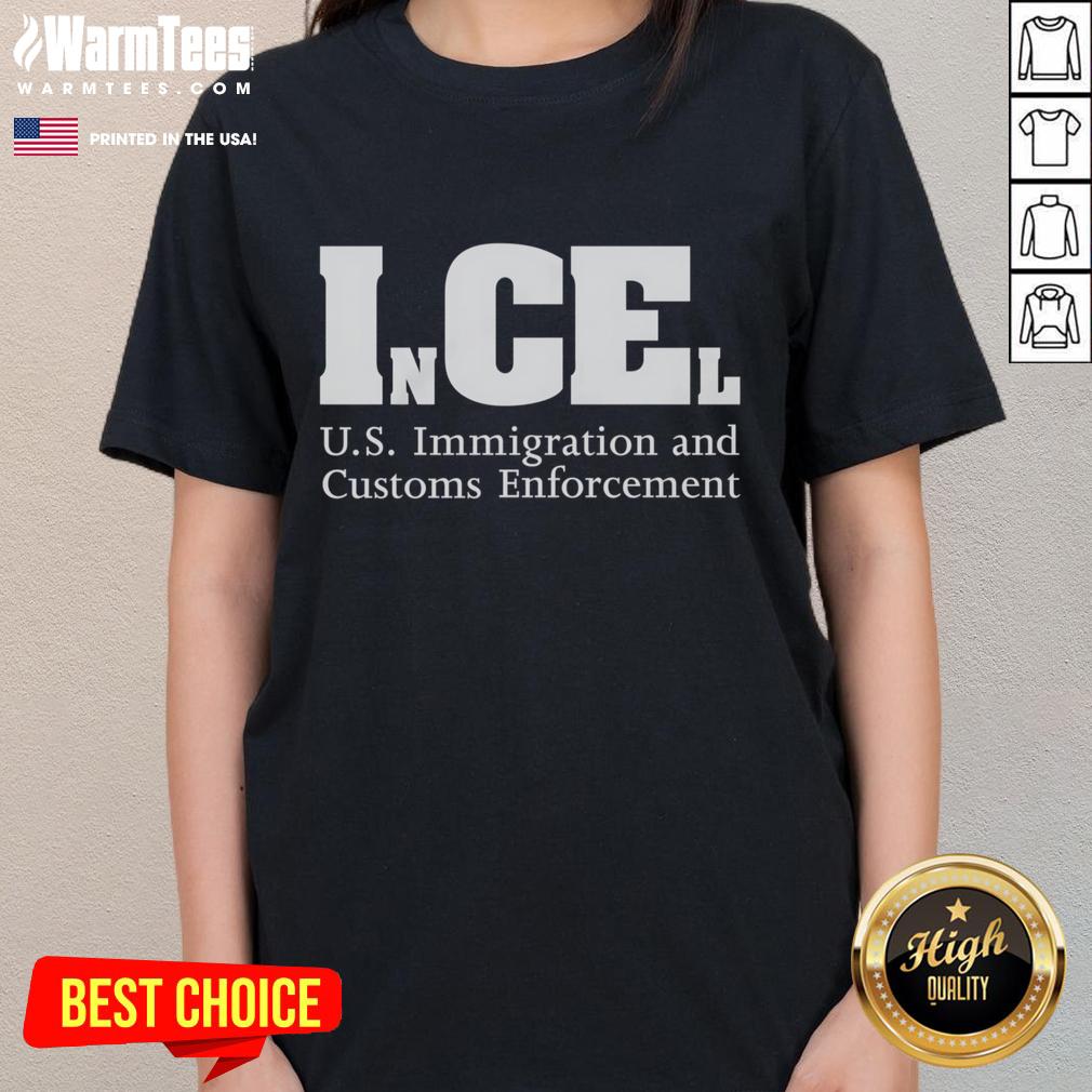 Official InCEl U.S. Immigration And Customs Enforcement T-Shirt - Image 3