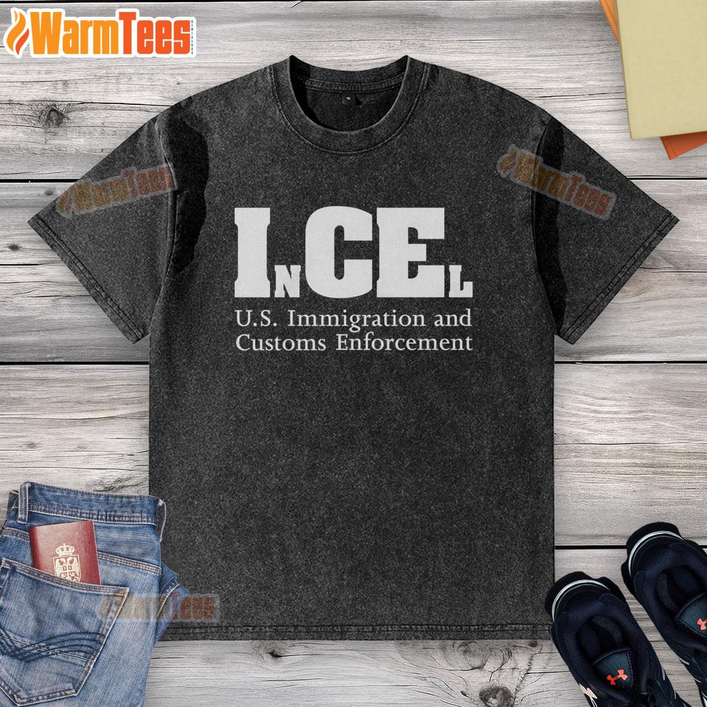 Official InCEl U.S. Immigration And Customs Enforcement T-Shirt - Image 6