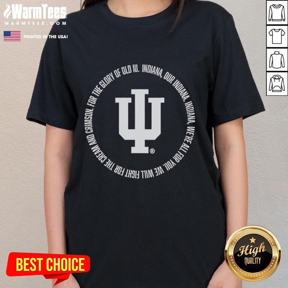 Official Indiana Hoosiers University Basketball Hoosiers Logo T-Shirt - Image 3