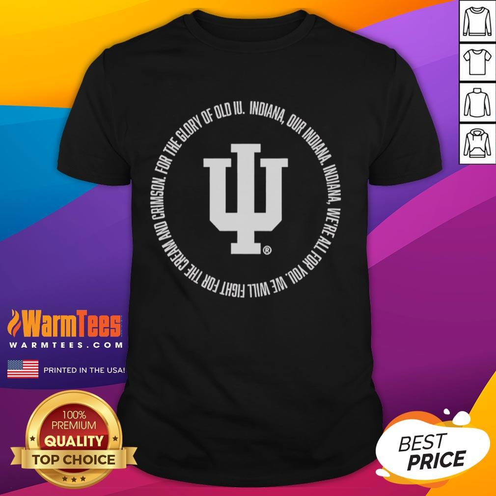 Official Indiana Hoosiers University Basketball Hoosiers Logo T-Shirt
