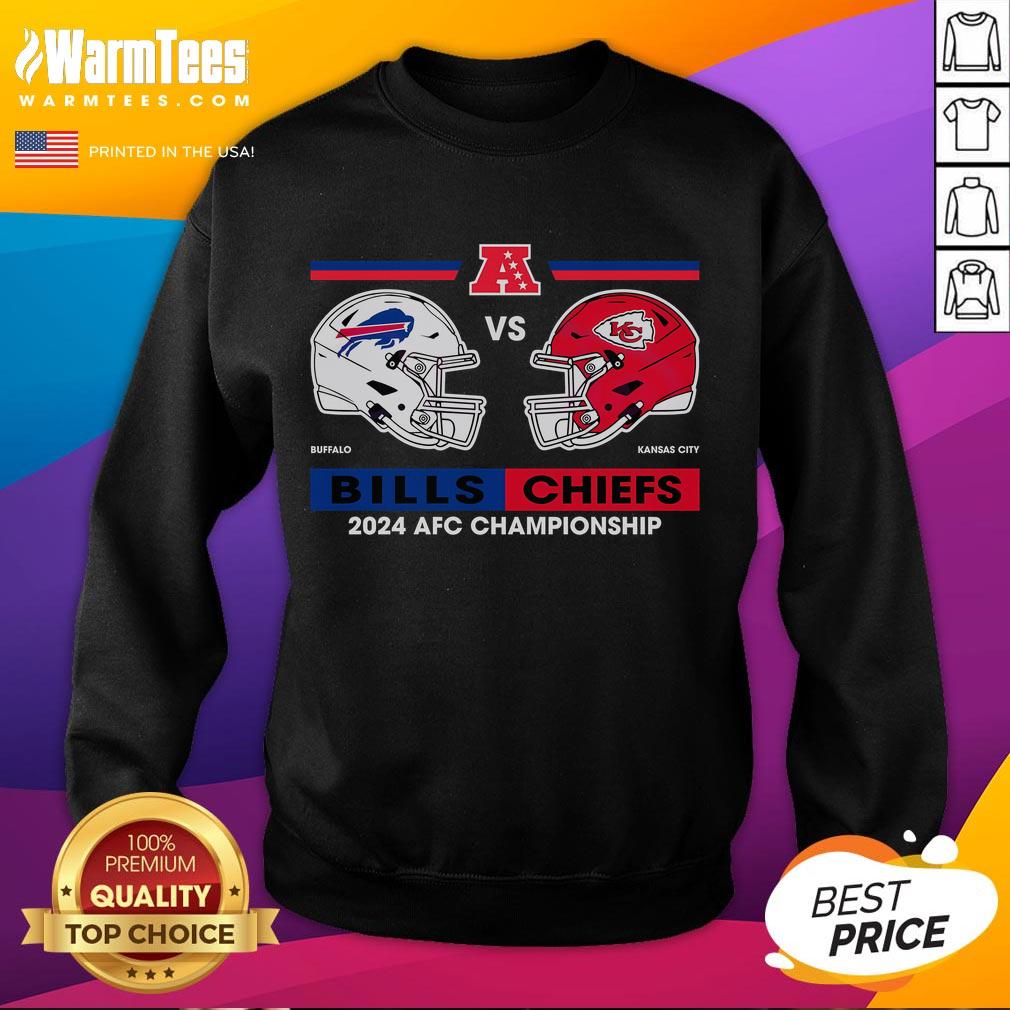 Official Kansas City Chiefs Vs Buffalo Bills 2024 AFC Championship T-Shirt - Image 5