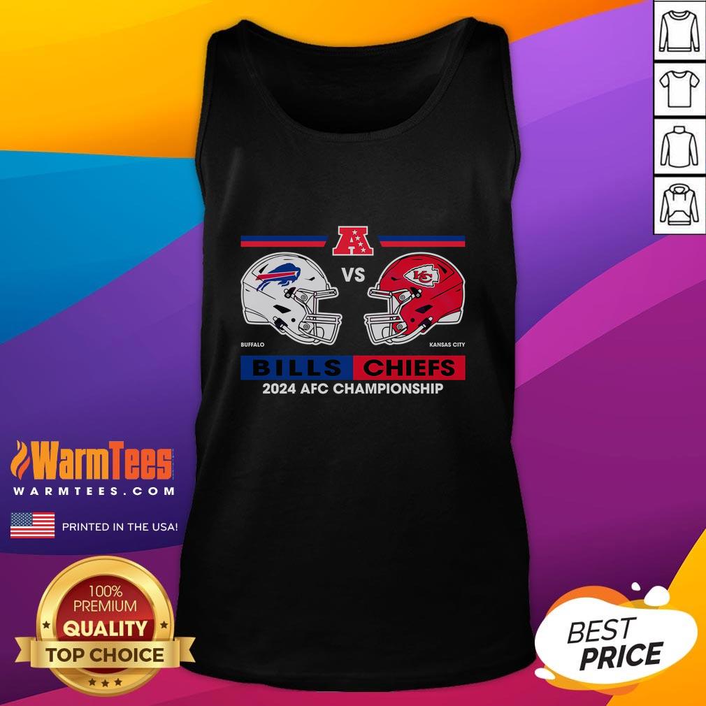 Official Kansas City Chiefs Vs Buffalo Bills 2024 AFC Championship T-Shirt - Image 4