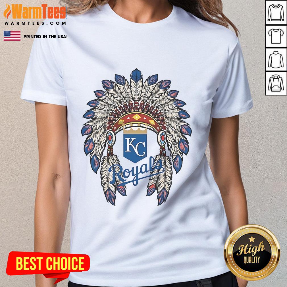 Official Kansas City Royals Native American Logo T-Shirt - Image 3