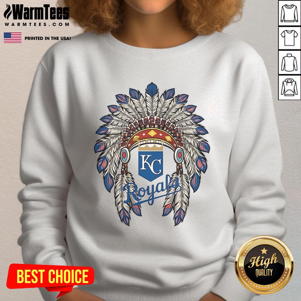 Official Kansas City Royals Native American Logo T-Shirt - Image 5